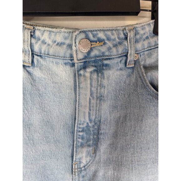 Rollas High Size 28 Rise Slim Dusters Jeans Light Blue Denim - Picture 9 of 13